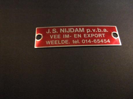 Nijdam vee import & export Weelde ( Antwerpen, België)